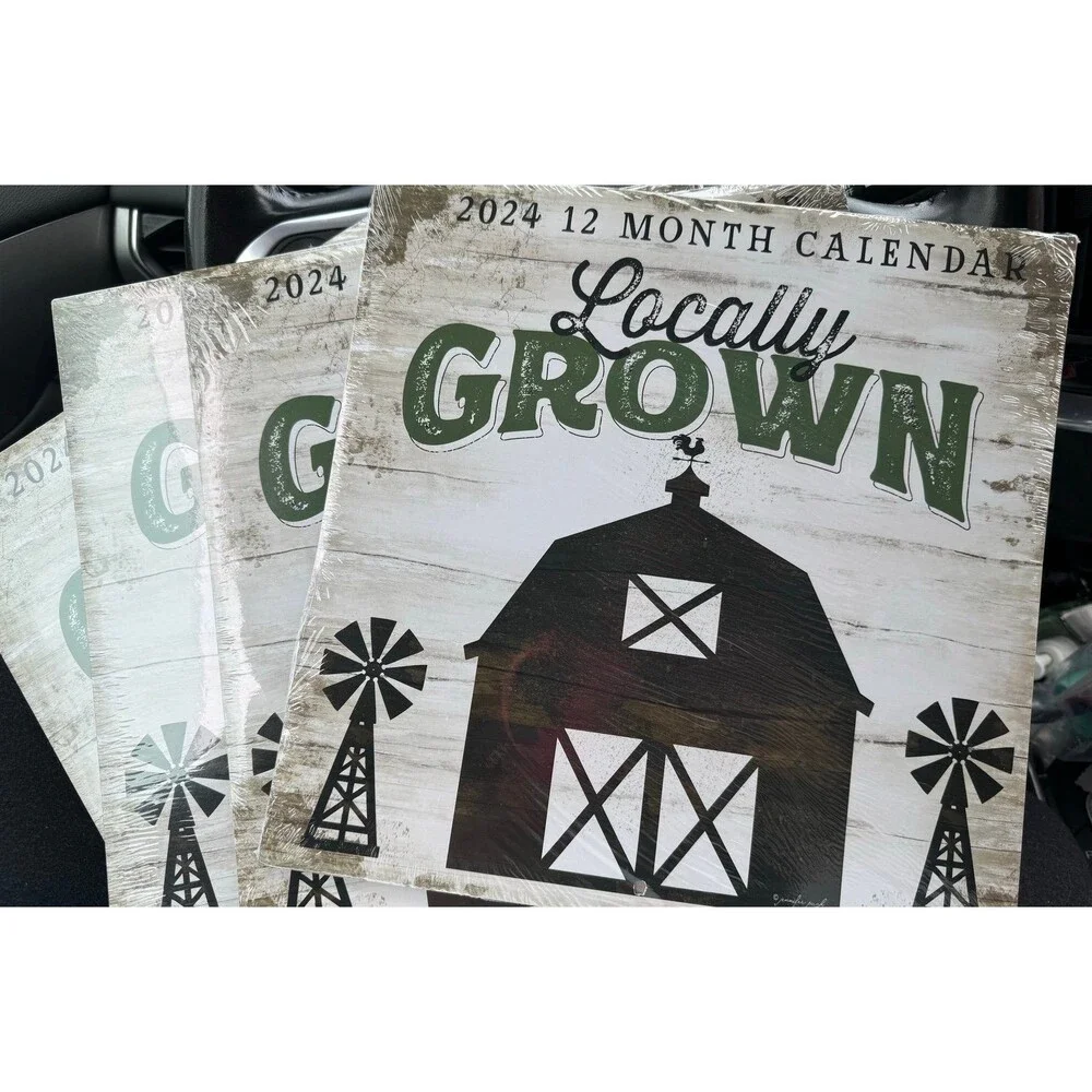 Locally Grown Farm themed calendars (4)